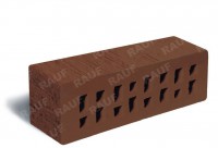 Лицевой клинкерный кирпич RAUF Мюнхен (коричневый) с рельефной поверхностью "Тростник" - Керамические Технологии - продажа кирпича, керамической черепицы, фиброцементного сайдинга
