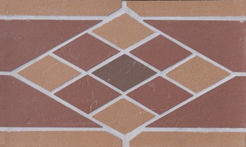 Подступенок мозаичный - Ромб - Керамические Технологии - продажа кирпича, керамической черепицы, фиброцементного сайдинга