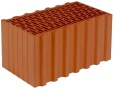Керамический блок (камень) Porotherm 44 (PTH 44), поризованный